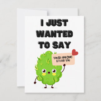 CARTE JE VEUX JUSTE DIRE