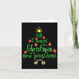 Carte Je veux pour Noël est un nouvel arbre de Noël du p