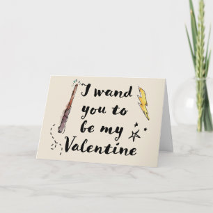 Carte Je veux que tu sois ma Saint-Valentin