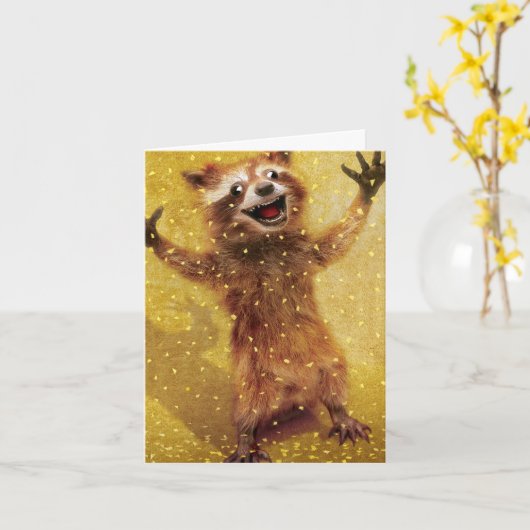 Carte Je veux te dévorer le visage (Fleur jaune)