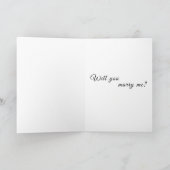 Carte je veux vieillir avec toi épouser ma proposition (Intérieur)