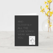 CARTE JE VEUX **VOUS DANS MES BRAS** SUR NOTRE **ANNIVER (Fleur jaune)