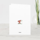 Carte Je vois que c'est ton Anniversaire Fun Bird Watche (Dos)