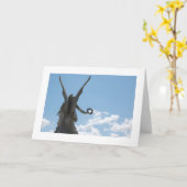 Carte Je vois un crochet d'ange un nuage (Fleur jaune)