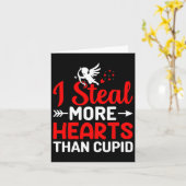 Carte Je vole plus de cœurs que Cupidon (Fleur jaune)