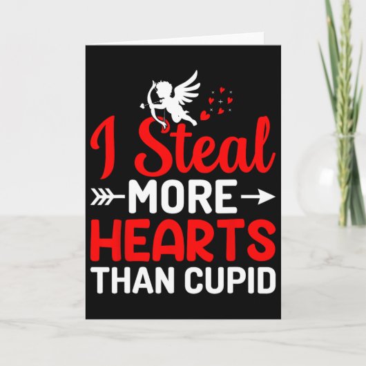 Carte Je vole plus de cœurs que Cupidon (Devant)