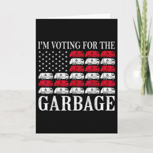 Carte Je vote pour le Garge Trump Fier d'être Garge