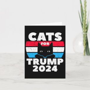 Carte Je vote pour les chats pour le débat électoral Tru