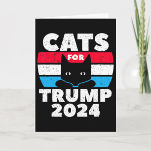 Carte Je vote pour les chats pour le débat électoral Tru