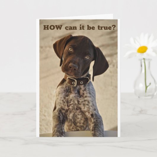 Carte JE VOUDRAIS DIRE **HEUREUX 8ème anniversaire** à " (Petite plante)