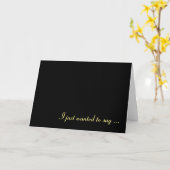 Carte Je voulais juste dire ... (Fleur jaune)