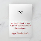 Carte Je voulais juste vous dire... (Intérieur)