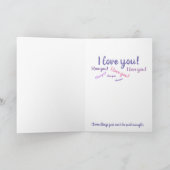 Carte Je voulais juste vous rappeler que je vous aime ! (Intérieur)