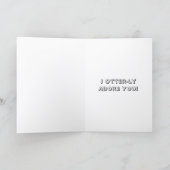 Carte Je vous adore totalement (Intérieur)