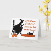 Carte Je vous ai dit Kitty ! (Fleur jaune)