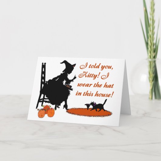Carte Je vous ai dit Kitty ! (Devant)