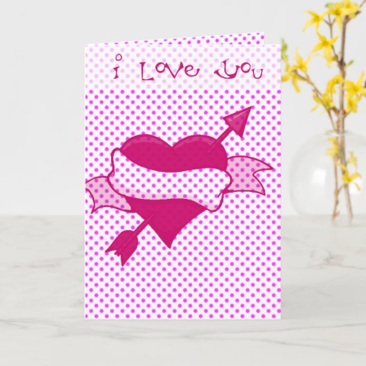 CARTE JE VOUS AIME (Fleur jaune)