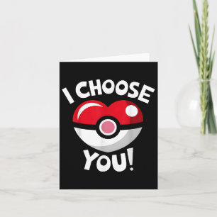 Carte Je Vous Choisis Funny Valentines Day Love Heart Bo