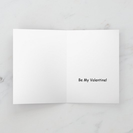 Carte Je Vous Donnerais Mon Os, Chiot de la Saint Valent (Intérieur)