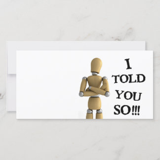 Carte Je vous l'ai dit