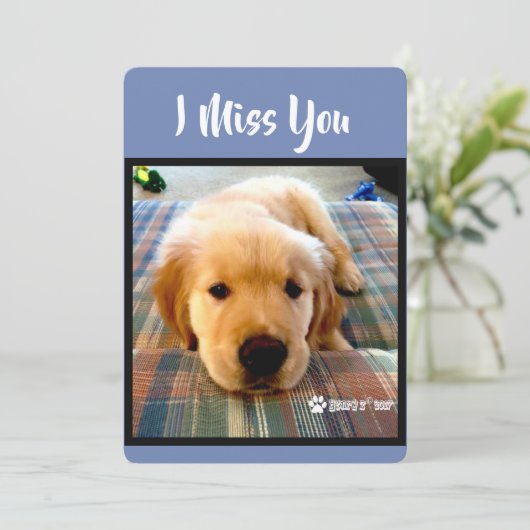 Carte Je Vous Manque (Debout devant)