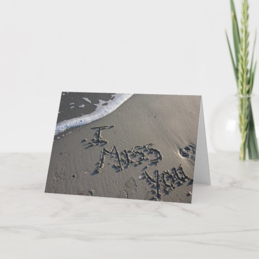 Carte Je Vous Manque (Devant)