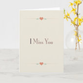 Carte Je Vous Manque (Fleur jaune)