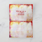 Carte Je vous manquerai cette année Grunge Style Noël (Intérieur)