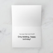 Carte Je Vous Moustache Une Question (Salutation D'Anniv (Intérieur)