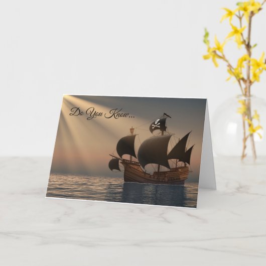 Carte Je vous prise (Fleur jaune)