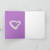 Carte Je Vous Promets Mon Coeur De Saluer (Intérieur)