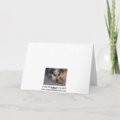 Carte Je vous souhaite bonne chatte Chien Chien Chien Ch (Dos)