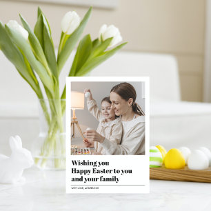 Carte Je Vous Souhaite Bonne Pâques Cadeau photo