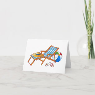 Carte Je vous souhaite des tonnes de plaisir au soleil