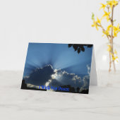 Carte Je vous souhaite la paix (Fleur jaune)