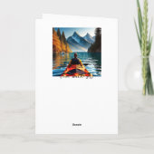 Carte Je vous souhaite un anniversaire paisible | Thème  (Dos)