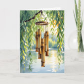 Carte Je vous souhaite un anniversaire paisible | Willow (Devant)