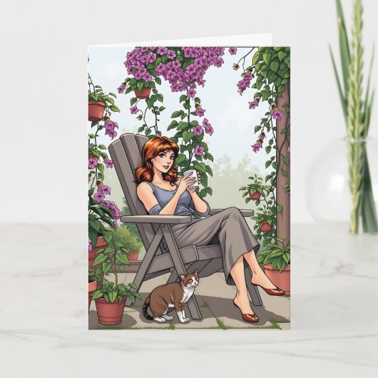 Carte Je vous souhaite un anniversaire plein d'amour (Devant)