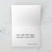 Carte Je Vous Souhaite Un Anniversaire Très Heureux... (Intérieur)