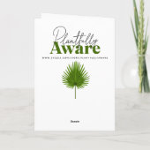 Carte Je vous souhaite un bel anniversaire | Fleurs (Dos)