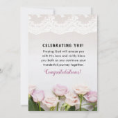 Carte Je vous souhaite un heureux et béni anniversaire (Dos)