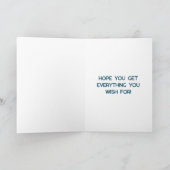 Carte Je vous souhaite un joyeux anniversaire Personnali (Intérieur)