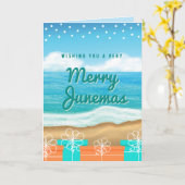 Carte Je vous souhaite un joyeux Junemas (Fleur jaune)