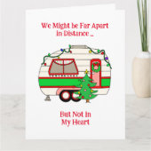 Carte Je vous souhaite un joyeux Noël d'un voyageur (Devant)