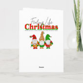 Carte Je vous souhaite un Noël à l'ancienne (Dos)