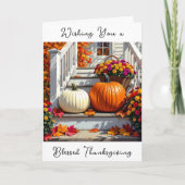 Carte Je vous souhaite une action de grâce (Devant)