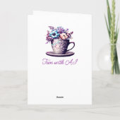 Carte Je vous souhaite une belle journée (Dos)