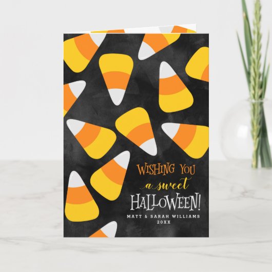 Carte Je Vous Souhaite Une Bonne Halloween (Devant)