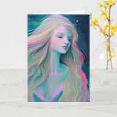 Carte Je vous souhaite une journée magique (Fleur jaune)