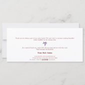 Carte Je vous souhaite une saison de beauté et de joie C (Dos)